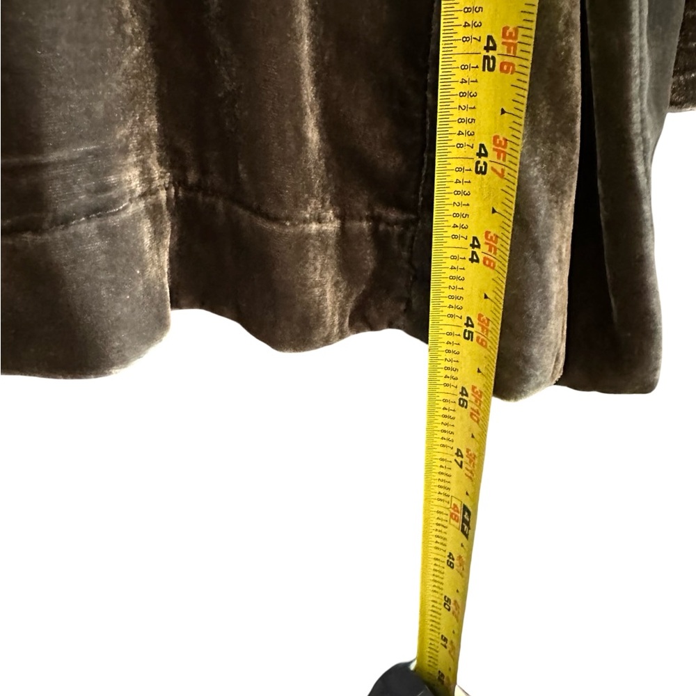 Johnny Was Love Duster Velvet Long Kimono Embroidered Gray M Whimsigoth READ - Picture 9 of 15